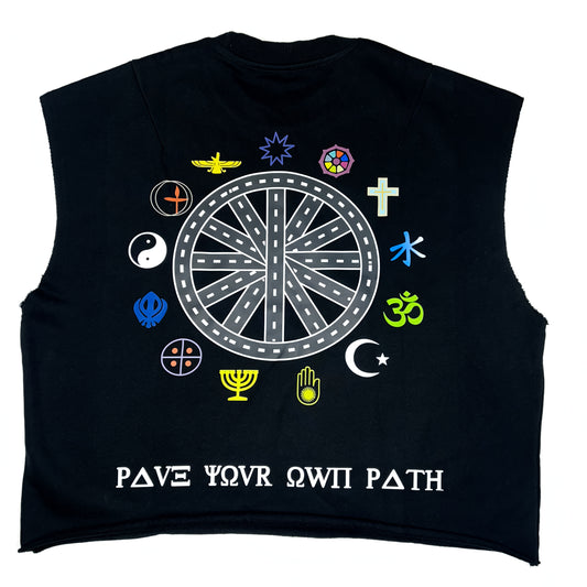 PAVE YOUR OWN PATH            Cropped tank top